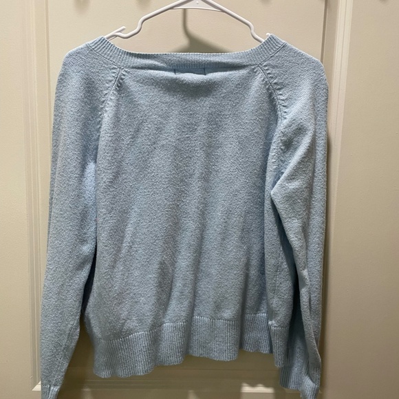 Light Blue v-neck Old Navy Sweater (S) - Picture 2 of 3